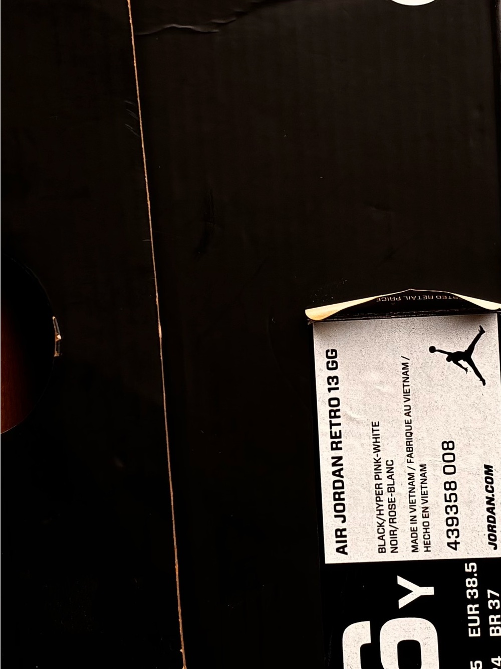 Five pair of used women retro Jordan’s